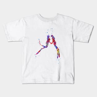 Scuba couple Kids T-Shirt